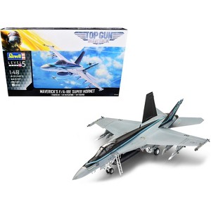 Level 5 Model Kit Maverick's F/A-18E Super Hornet Jet "Top Gun: Maverick" (2022) Movie 1/48 Scale Model by Revell - 1 of 4