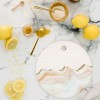 Marta Barragan Camarasa Marbling Mountains Round Cutting Board - Deny Designs - 2 of 3