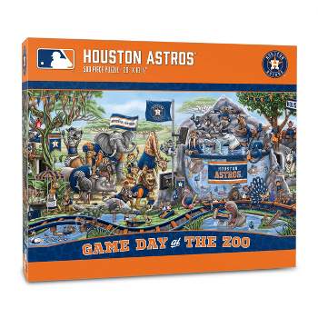 MLB Houston Astros Game Day at the Zoo Jigsaw Puzzle - 500pc