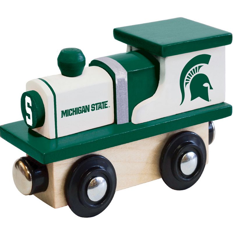 MasterPieces Officially Licensed NCAA Michigan State Spartans Wooden Toy Train Engine For Kids, 2 of 6