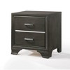 NicBex Nightstand with Drawers,Side Table with Wood Tapered Legs and Finish,Modern Bedside Table for Bedroom,Living Room - 2 of 4
