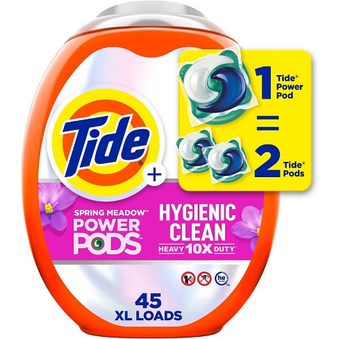 Tide Power Pods Clean Laundry Detergent - Free & Gentle - 45ct