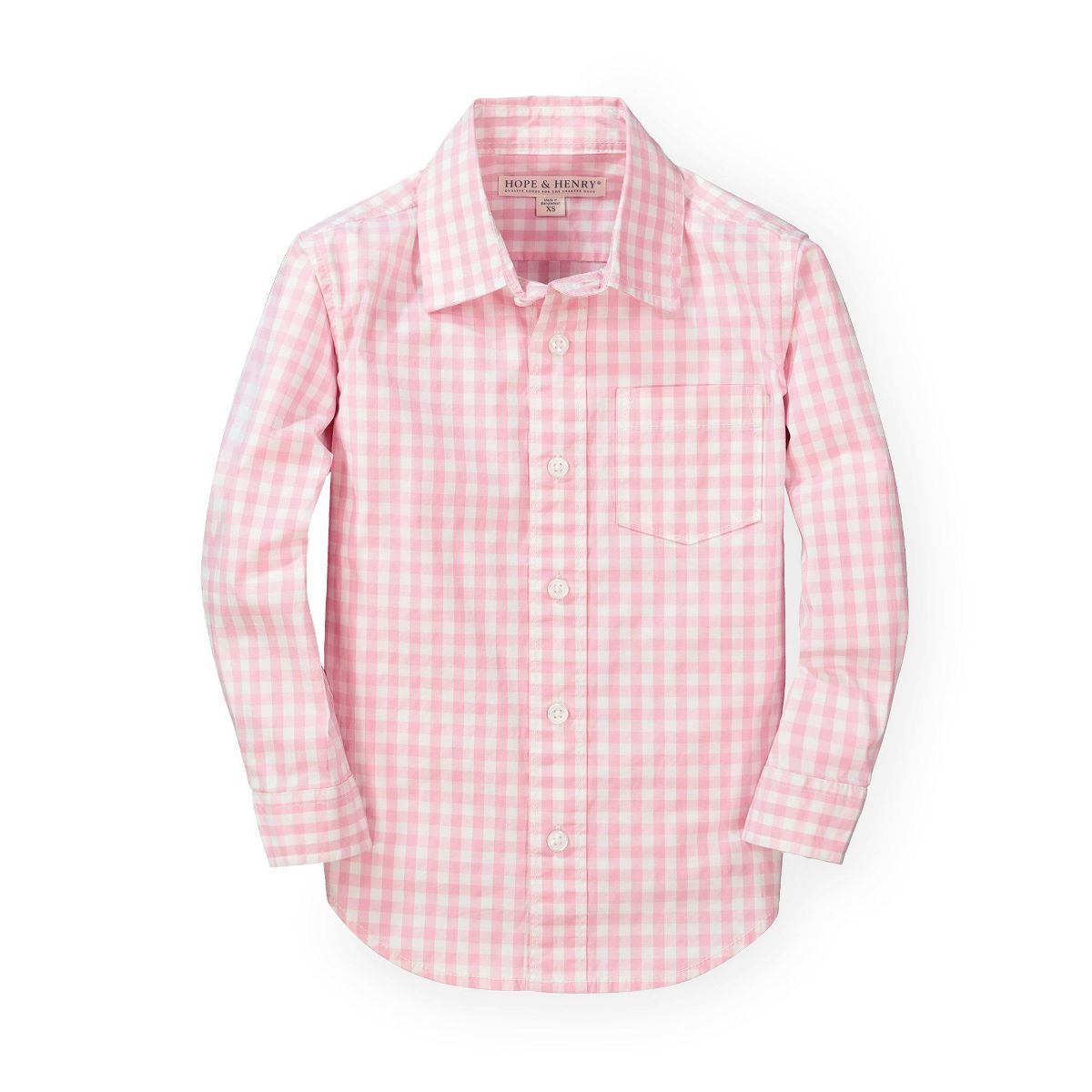 Hope & Henry Boys' Poplin Button Down Shirt, Kids - thumbnail 10