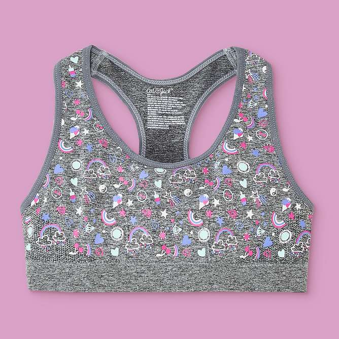 girls' sports bras