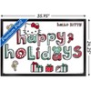 Trends International Hello Kitty: 17 Holiday - Happy Holidays Framed Wall Poster Prints - 3 of 4