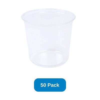 Inno-Pak 24 oz Round Deli Container Recycled Plastic Unprinted - Pack of 50