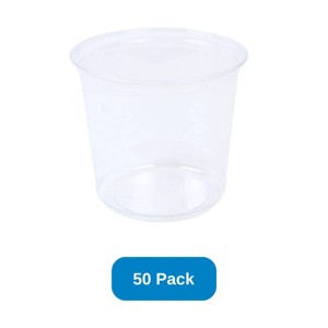 Inno-Pak 24 oz Round Deli Container Recycled Plastic Unprinted - Pack of 50 - 1 of 3