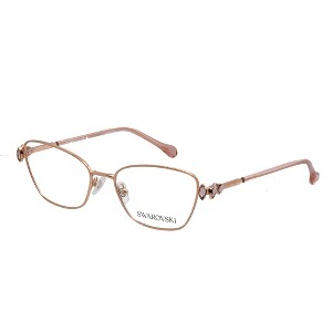 Swarovski SK 1006 4014 Womens Pillow Eyeglasses Rose Gold 53mm - 1 of 4