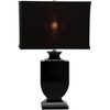 Darcy Black Crystal Urn Lamp - 23.5 Inch Height - LIT4121 - Black/Black - Safavieh - 3 of 4