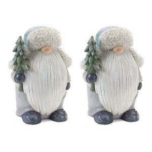 Melrose Gnome with Pine Tree Figurine (Set of 2) - 1 of 3