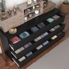 FUFU&GAGA Modern Horizontal Dresser High Gloss 9 Drawer Wooden Chest of Drawers Bedroom - 4 of 4