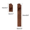INSPIRE CHIC Women's Velvet Elbow Length Full Finger Gloves - 2 of 4