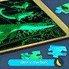 4 in 1 Dinosaur Wooden Puzzles for Toddlers Glow in The Dark Jigsaw Puzzles Educational Preschool Toys Christmas Birthday Gifts for Boys Girls Age 3-5 - 3 of 4