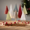 16.5"H Sullivans Christmas Novelty Tabletop Tree Scene Green-Brown Indoor Christmas Decor - 3 of 3