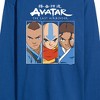 Men's - Avatar: The Last Airbender - Sokka Aang Katara Long Sleeve Graphic T-Shirt - 2 of 4