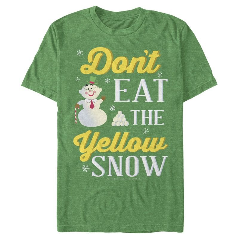 Men's Elf Don't Eat Yellow Snow T-Shirt, 1 of 4