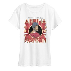 Women's - Aretha Franklin - The Queen of Soul Short Sleeve Graphic T-Shirt - 1 of 4