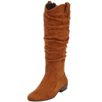 Comfortview Wide Width Roderick Wide Calf Slouch Boot Tall Knee High Women's Winter Shoes