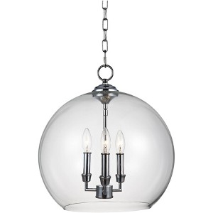 Generation Lighting Lawler 16" Wide 3-Light Clear Glass Orb Pendant - 1 of 1