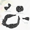 Unique Bargains Women's Fashion Leopard Spot Wide Bow Headbands - 4 of 4