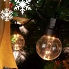 PURPLE LEAF String Lights 48ft  Outdoor String Lights Waterproof RGB Patio String Light for Party Wedding Porch Garden Indoor Gazebo - 3 of 4