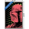Trends International Star Wars: The Mandalorian: Grogu Street - Mando Framed Wall Poster Prints - 3 of 4