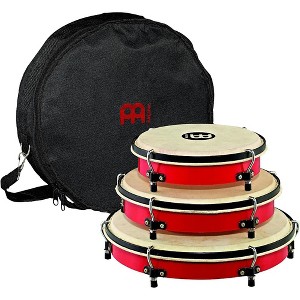 MEINL Plenera Set of 8, 10, & 12 ABS Frames with Goat Skin Heads & Nylon Bag - 1 of 1