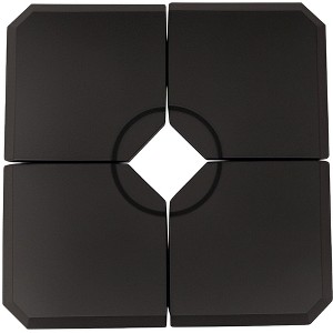 4-Piece Heavy Duty Cantilever Offset Umbrella Stand Base Weight, 264 lb. Capacity - 1 of 4