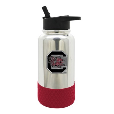 NCAA South Carolina Gamecocks 32oz Chrome Thirst Hydration Water Bottle