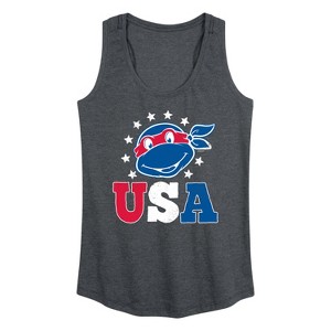 Women's - Teenage Mutant Ninja Turtles - USA Raphael Graphic Racerback Tank - 1 of 4