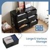 CENGHU Dresser for Bedroom with 6 Drawers, Wide Storage Organizer Unit with Fabric Bins for Bedroom with Metal Frame and Wooden Top for TV - 4 of 4