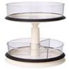 The Lakeside Collection Lazy Susan Turntable 2-Tier Clear Round Plastic Spinning Cabinet Organizer - 2 of 2