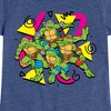 Girls' - Teenage Mutant Ninja Turtles - Retro Character Group Fitted Short Sleeve Graphic T-Shirt - 2 of 4