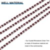 Unique Bargains DIY Bag Clothing Decoration Crystal Rhinestone Sew on Close Claw Chain Trim - 3 of 4