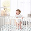 Sweet Jojo Designs Gender Neutral Unisex Baby Fitted Crib Sheet Mountains Blue and Grey - 2 of 4