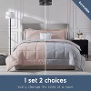Nestl 9 Piece Reversible Comforter Set, Bed in a Bag, All in one Bed Set with Cooling Pillows - 2 of 4