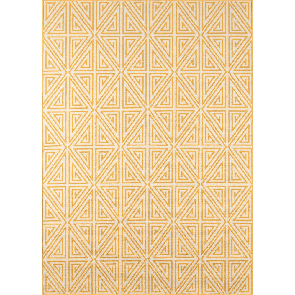 8'6inx13' Baja Horizon Area Rug Yellow - Momeni