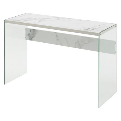 white console table target