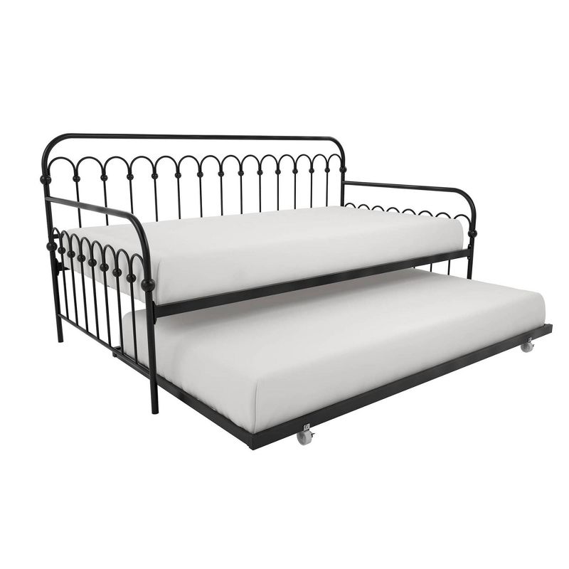 Bright Pop Metal Daybed with Roll Out Trundle - Novogratz, 1 of 14
