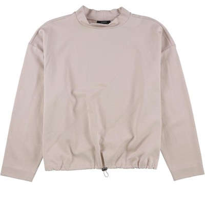 Alfani Womens Bungee-Hem Pullover Blouse