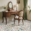 Floral Area Rugs for Living Room Bedroom Indoor Soft Low Pile Non-Slip Rug Farmhouse Rug Home Decor - 3 of 4
