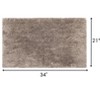 Haven Collection Bathroom Rug 100% Polyester Tufted Bath Mat, Non-Slip TP Rubber Backing, Machine Washable Bath Rug - 2 of 2