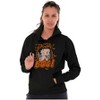 Betty Boop Halloween Be My Boo Hoodie Sweatshirt Women Brisco Brands - 4 of 4