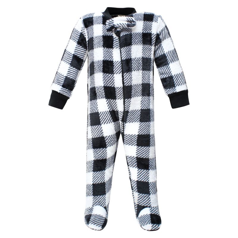 Hudson Baby Infant Boy Plush Sleep and Play, Winter Bear, 5 of 6