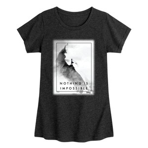 Girls' - Frozen 2 - Nothing Is Impossible Elsa Fitted Short Sleeve Graphic T-Shirt - 1 of 4
