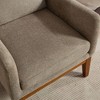 Sapphtopaz Modern Accent Chair High Back Armchair Reading Chair Upholstered Comfy Chair with Wood Legs Accent Chairs for Living Room, Bedroom - 4 of 4