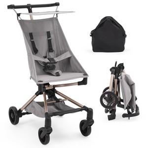 Lightweight Baby Travel Trolley - Compact and Aircraft-Friendly Design, One-Handed Foldable, 8.4 Pound Carbon Fibre Frame, Breathable Fabric - 1 of 4