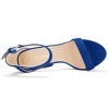 Allegra K Women's Open Toe Platform High Block Heel Ankle Strap Sandals - 4 of 4