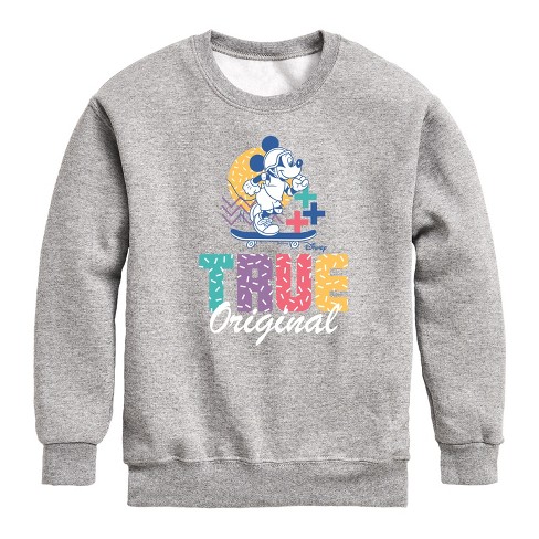 Boys' - Disney - Mickey & Friends Graphic Long Sleeve Fleece Sweatshirt - image 1 of 4