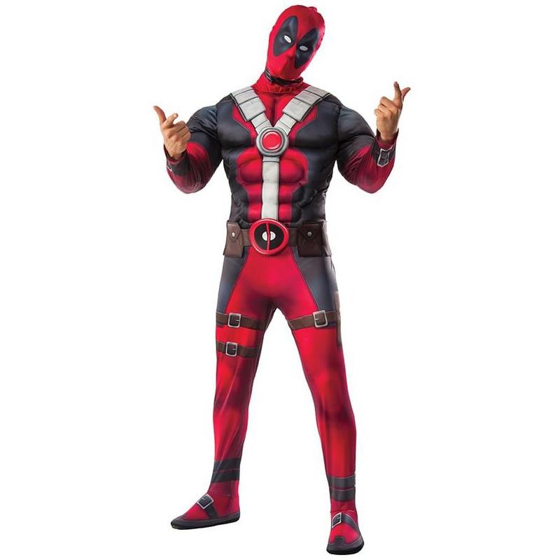 Marvel Deadpool Deluxe Costume Adult, 1 of 2